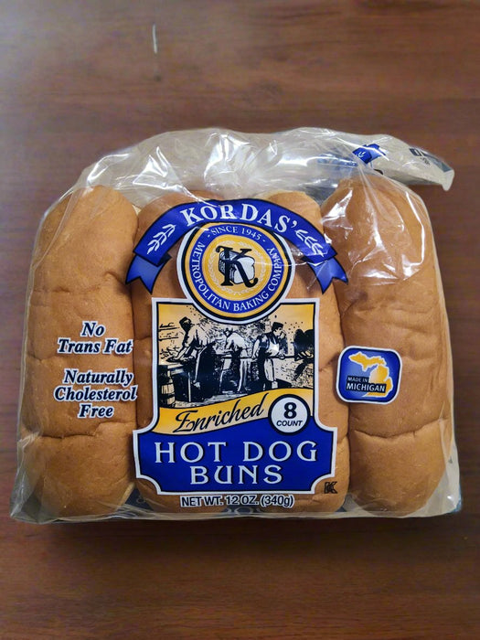 Metropolitan Hot-Dog Bun 8ct. Hot Dog Bun Metropolitan Baking Company   