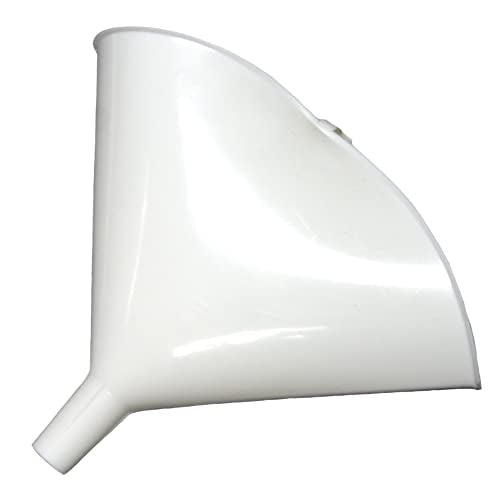 Chef Craft Select Plastic Folding Funnel, 5 inch Diameter 12 Ounce Capacity, White Kitchen Chef Craft   