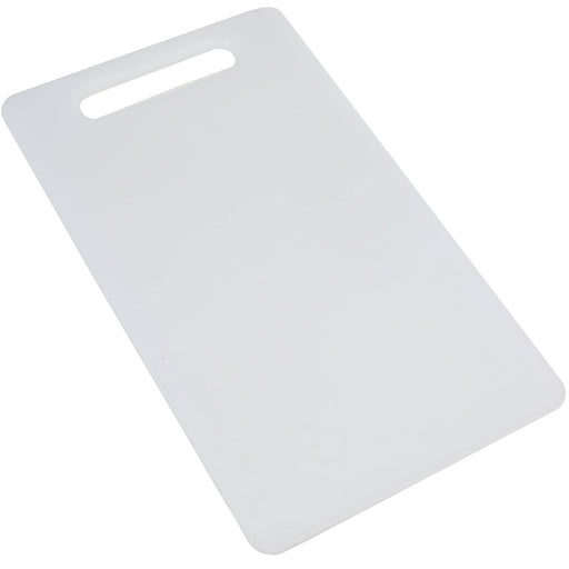 Chef Craft Basic Solid Plastic Cutting Board, 13 x 8 inch, White Kitchen Chef Craft   