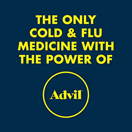 Advil Multi Symptom Cold and Flu Medicine, Cold Medicine for Adults with Ibuprofen, Phenylephrine HCL and Chlorpheniramine Maleate - 50 Coated Tablets Drugstore Advil   