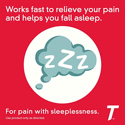 Tylenol PM Extra Strength Nighttime Pain Reliever Sleep Aid Caplets with Acetaminophen & Diphenhydramine HCl, Relief for Nighttime Aches & Pains, Travel Size, 50 Packs of 2 Caplets Drugstore Tylenol   