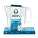 Brita Large 10 Cup Water Filter Pitcher with Smart Light Filter Reminder and 2 Standard Filtes, Made Without BPA, White (Packaging May Vary) (1512822) Kitchen Brita   