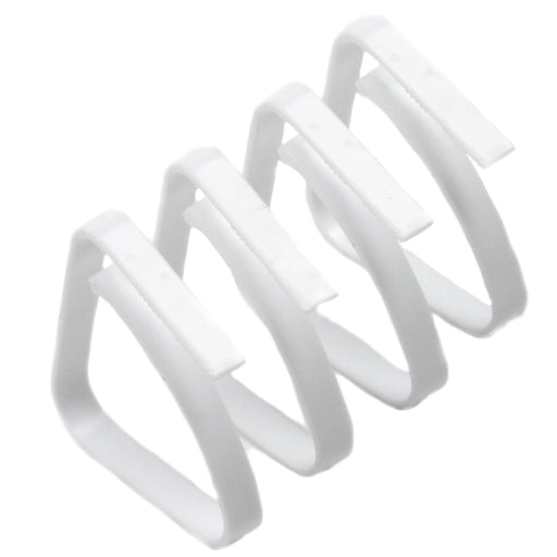 Chef Craft Select Plastic Tablecloth Clamps,3.75 inches in Length 4 Piece Set, White Furniture Chef Craft   