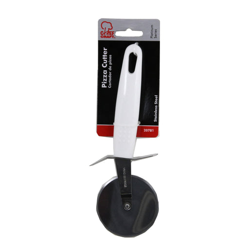 Chef Craft Select Stainless Steel Pizza Cutter, 8 inches in length 2.5 inch blade diameter, White Kitchen Chef Craft   