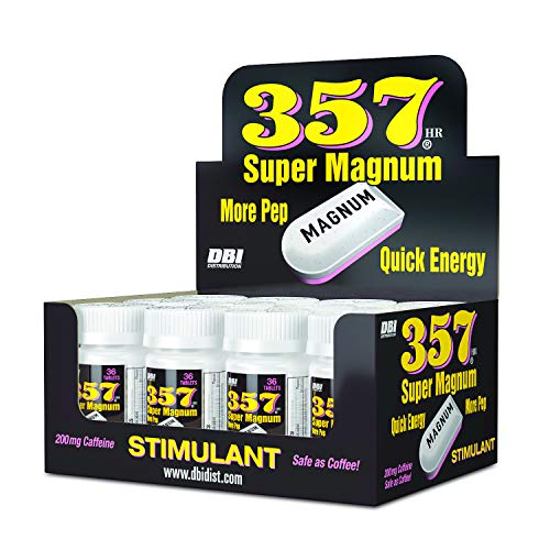 357 HR MAGNUM Super Magnum Stimulant with 200 Milligrams of Caffeine, Pack of 12 Drugstore 357 HR MAGNUM   