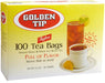 Golden Tip Orange Pekoe Black Tea, 100-Count Tagless Tea Bags (Pack of 12) Grocery Bromley   