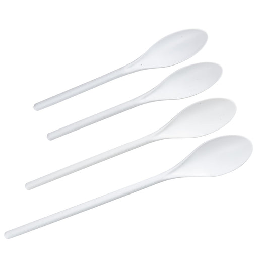 Chef Craft Select Plastic Spoon Set, 10-14.5 inch 4 Piece, White Kitchen Chef Craft   