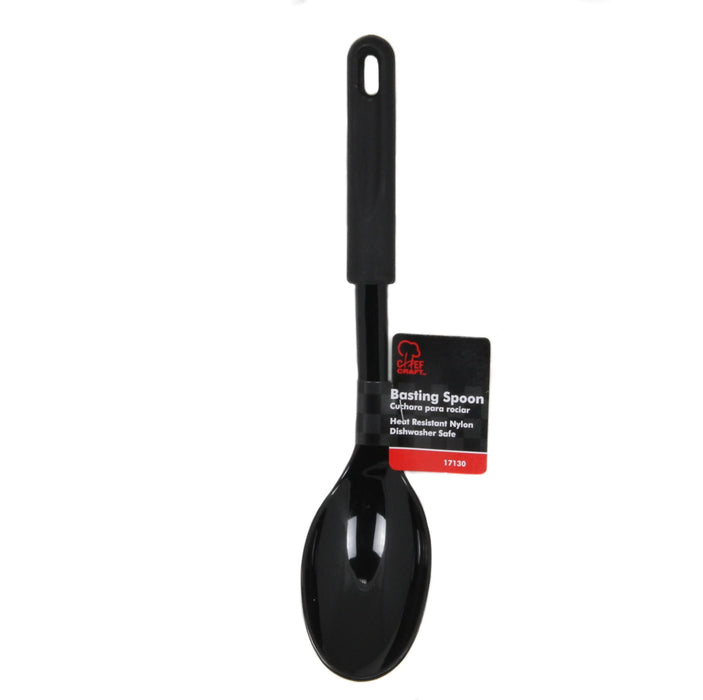 Chef Craft Basic Nylon Basting Spoon, 11.5 inch, Black Kitchen Chef Craft   