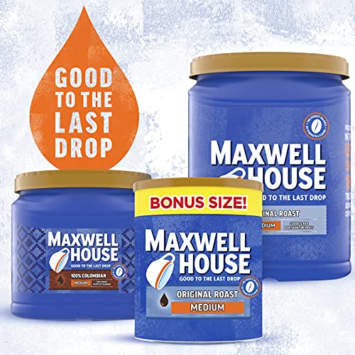 Maxwell House The Original Roast Medium Roast Ground Coffee Bonus Size (36.8 oz Canister) Grocery MAXWELL HOUSE   