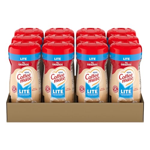 Nestle Coffee Mate Coffee Creamer, Original Lite, Non Dairy Powder Creamer, 11 Ounces (Pack of 12) Grocery Nestle Coffee mate   