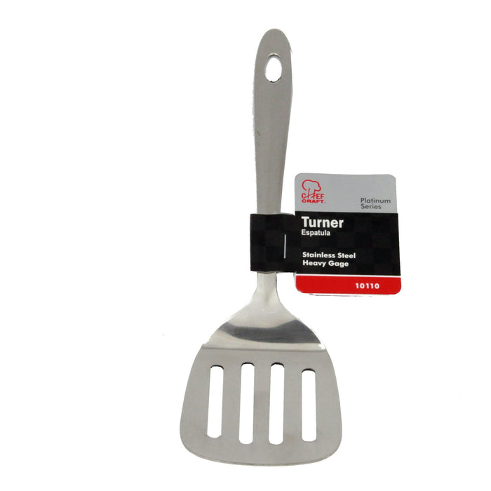 Chef Craft Select Turner/Spatula, 9.5 inch, Stainless Steel Kitchen Chef Craft   