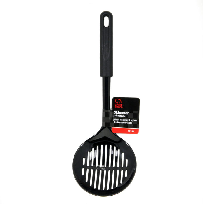 Chef Craft Basic Nylon Sturdy Skimmer, 12.5 inch, Black Home Chef Craft   