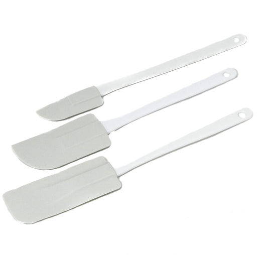 Chef Craft Select Plastic Spatula, 3 piece set, White Kitchen Chef Craft   