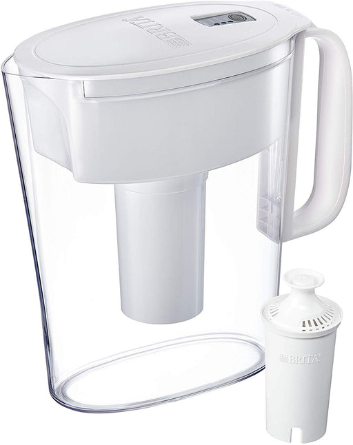 Brita Metro Water Filter Pitcher, BPA-Free Water Pitcher, Replaces 1,800 Plastic Water Bottles a Year, Lasts Two Months or 40 Gallons, Includes 1 Filter, Kitchen Accessories, Small - 6-Cup Capacity Kitchen Brita   