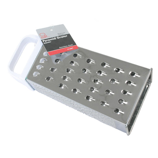 Chef Craft Tin-Plated Pyramid Grater, 8 inches in length, Stainless Steel Kitchen Chef Craft   