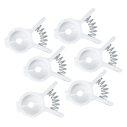 Chef Craft Select Plastic Bread and Bagel Clip, 6 Piece Set, White Home Chef Craft   