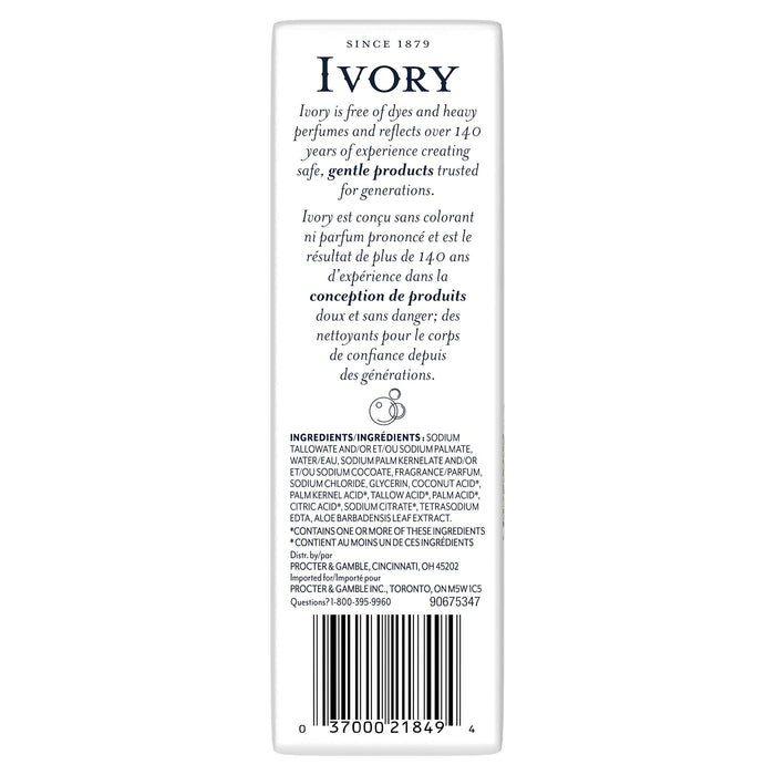 Ivory Bar Soap Aloe Scent, 3.17 Ounce (Pack of 10) Beauty Ivory   