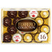 Ferrero Collection, 16 Count, Premium Gourmet Assorted Hazelnut Milk Chocolate, Dark Chocolate and Coconut, Mother's Day Gift, 6.1 oz Grocery Ferrero Rocher   