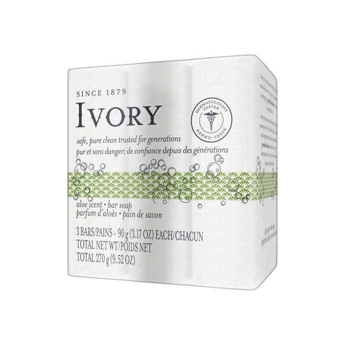 Ivory Bar Soap Aloe Scent, 3.17 Ounce (Pack of 10) Beauty Ivory   