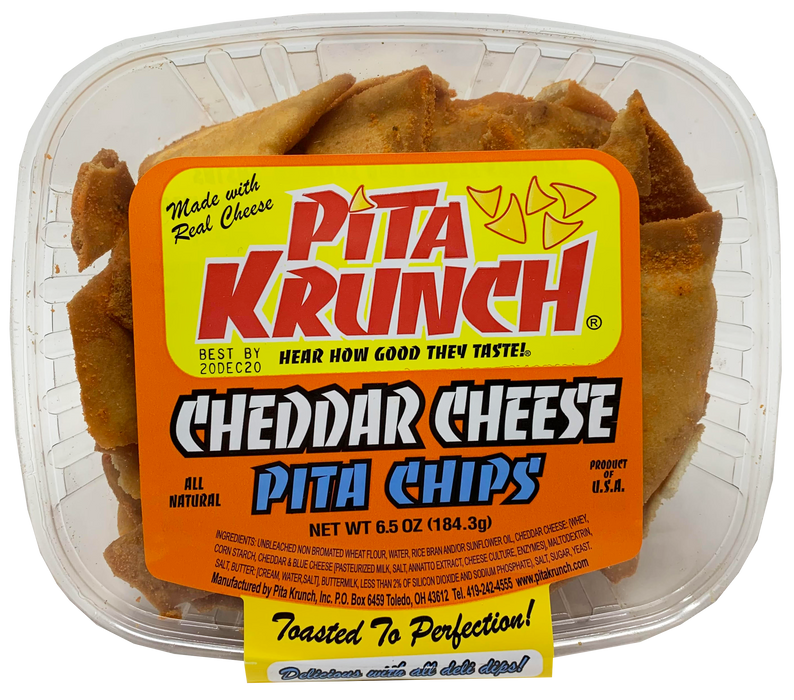 Pita Krunch Cheddar Cheese Pita Chips Pita Chips Pita Krunch 1 Pack  