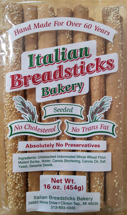 Italian Breadstick Sesame 16oz. 2pk. Bakery Italian Breadstick Bakery   