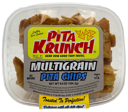 Pita Krunch Multigrain Pita Chips 6.5 oz. Pita Chips Pita Krunch 12 Pack.  