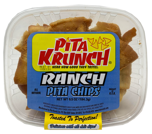 Pita Krunch Ranch Pita Chips 6.5oz. Pita Chips Pita Krunch   