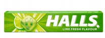 Halls Lime Fresh Flavor Cough Drops - with Menthol - 180 Drops (20 Sticks of 9 Drops) Drugstore Halls   