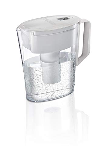 Brita SOHO White 5 cup Water Pitcher, 11.1 x 9.5 x 4.6", White Kitchen Brita   