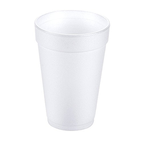 Dart 16oz Foam Cups, Case Of 1000ct, 16J16 BISS DART   