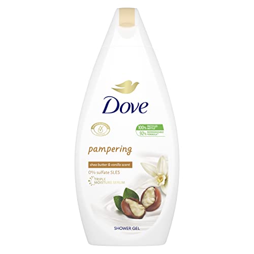 Dove Purely Pampering with Shea Butter and Warm Vanilla Body Wash 500 ML Beauty Dove   