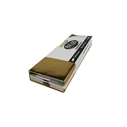 Rollos Rolling Papers and Tips Combo 1 1/4 Size - Gold Edition - 32 Pack Display Box Drugstore Rollos   