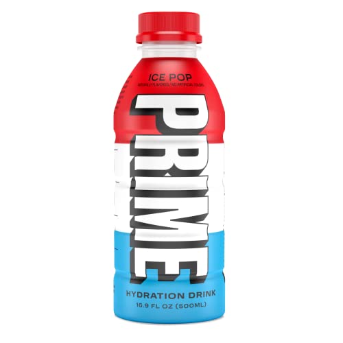 PRIME Hydration ICE POP | Sports Drinks | Electrolyte Enhanced for Ultimate Hydration | 250mg BCAAs | B Vitamins | Antioxidants | 2g Of Sugar | 16.9 Fluid Ounce | 12 Pack Grocery PRIME HYDRATION   