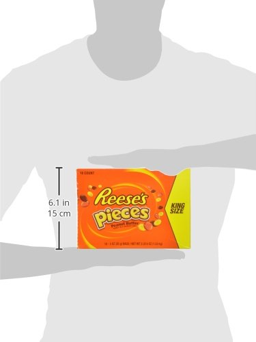 REESE'S Pieces Peanut Butter Candy (Pack of 18) Grocery Reese's   