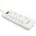 MaxLite Advanced Power Strip with 8 RECEPTACLES and 1350 Joules of Surge Protection,White,APS-8/1350J Electronics Maxlite   