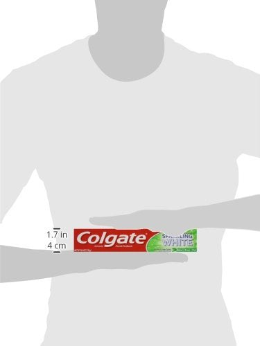 Colgate Sparkling White Baking Soda Anticavity Fluoride Toothpaste, Mint Zing 6 oz Beauty Colgate   