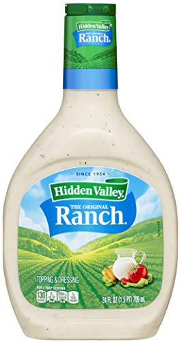 Hidden Valley Ranch Dressing & Dipping Sauce, Ranch Dressing and Pizza Topping, Gluten Free Salad Dressing, 24 Ounces Grocery Hidden Valley   