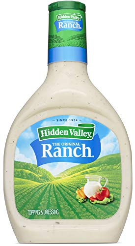 Hidden Valley Ranch Dressing & Dipping Sauce, Ranch Dressing and Pizza Topping, Gluten Free Salad Dressing, 24 Ounces Grocery Hidden Valley   