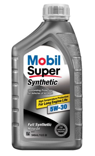 Mobil Super 112914-UNIT 5W-30 Synthetic Motor Oil - 1 Quart Automotive Parts and Accessories Mobil 1   