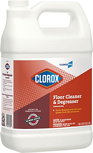 CLOROX Professional Floor Cleaner & Degreaser Concentrate, 128 Ounces (30892) BISS CloroxPro   