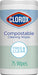 Clorox Compostable Cleaning Wipes, All Purpose Wipes, Free & Clear, 75 Count (Pack of 1) Drugstore Clorox   