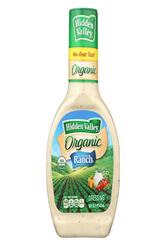 Hidden Valley Original Ranch Organic Salad Dressing & Topping, Gluten Free - 16 Ounce Bottle (Package May Vary) Grocery Hidden Valley   