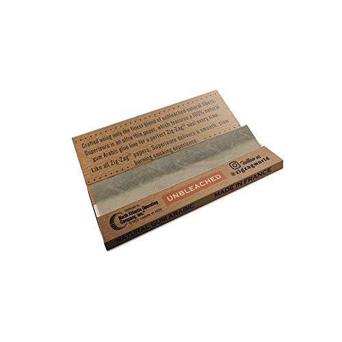 Zig-Zag Rolling Papers Unbleached 1 1/4 (24 Booklets Retailer Box) 78 mm Drugstore ZIG-ZAG   