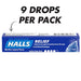 HALLS Relief Mentho-Lyptus Cough Drops, 20 Packs of 9 Drops (180 Total Drops) Grocery Halls   