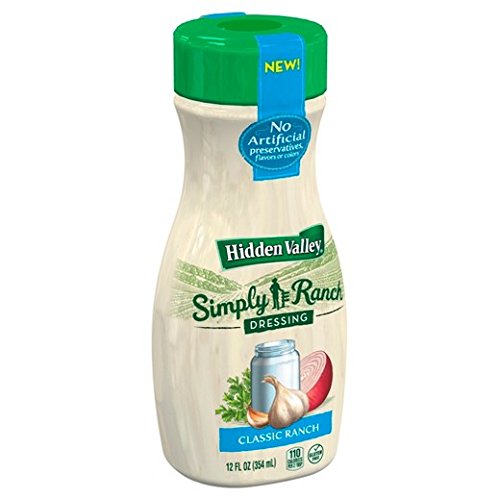 Hidden Valley Simply Ranch Salad Dressing, 12 fl Oz (Pack of 3) Grocery Hidden Valley   