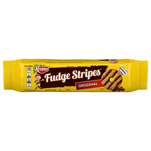 Keebler Fudge Stripes Cookies, Original, 11.5oz Grocery Keebler   