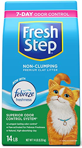 Fresh Step Non-Clumping Premium Cat Litter with Febreze Freshness, Scented, Multi, 224 Ounce (Package May Vary) Pet Products Fresh Step   