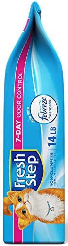 Fresh Step Non-Clumping Premium Cat Litter with Febreze Freshness, Scented, Multi, 224 Ounce (Package May Vary) Pet Products Fresh Step   