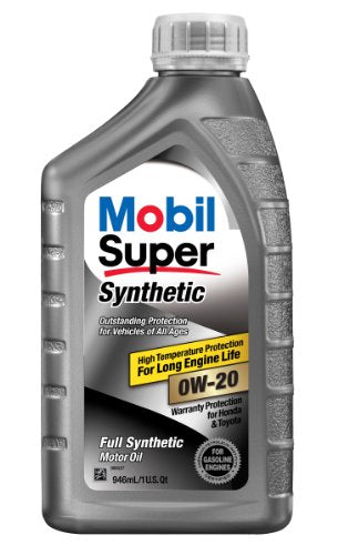 Mobil Super 98Ku68 0W-20 Synthetic Motor Oil - 1 Quart Automotive Parts and Accessories Mobil 1   