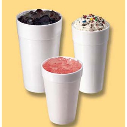 Dart 16oz Foam Cups, Case Of 1000ct, 16J16 BISS DART   